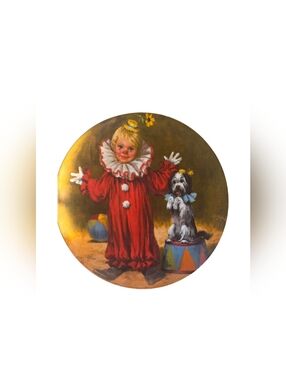 Vintage ReCo “Tommy The Clown” by John McClelland, Collector Plate